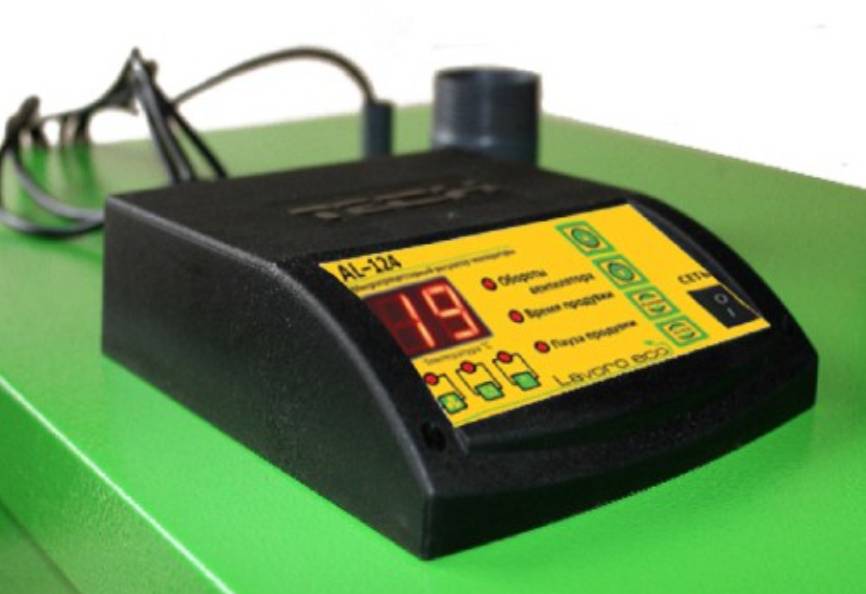 Контроллер-блок управления и вентилятор для автоматической регулировки горения и насоса ЦО ПОБЕДА AL-124 Котельная автоматика